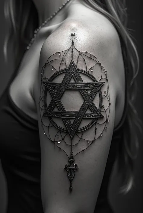 Star of David tattoo 