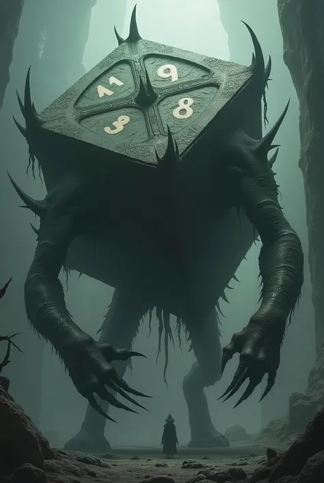 a six sided dice monster