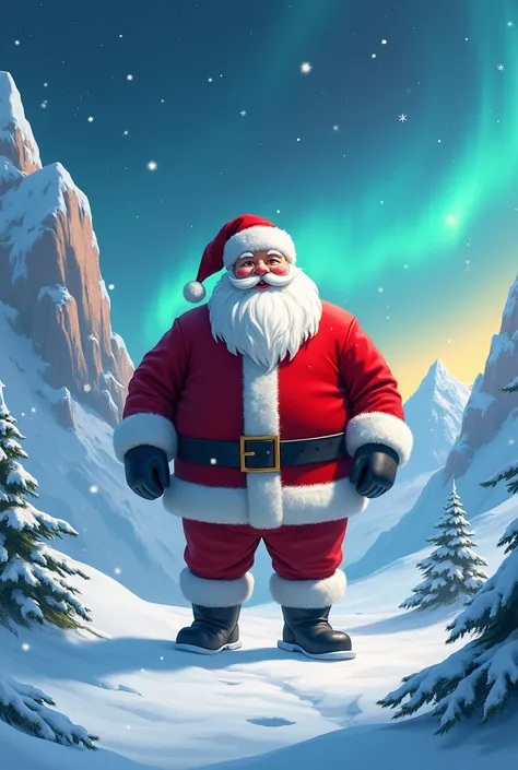 Santa Claus at the North Pole