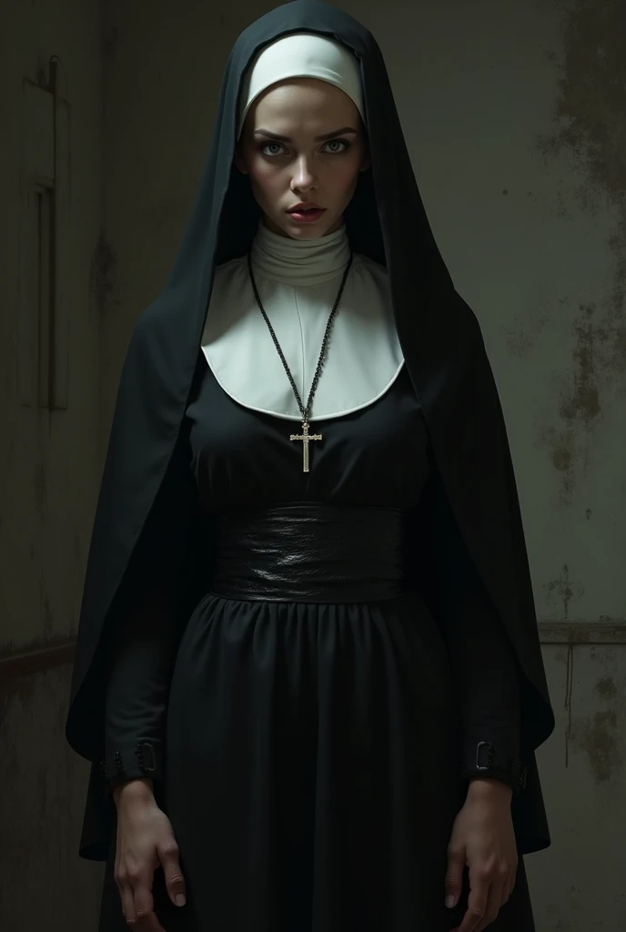 female fetish nun