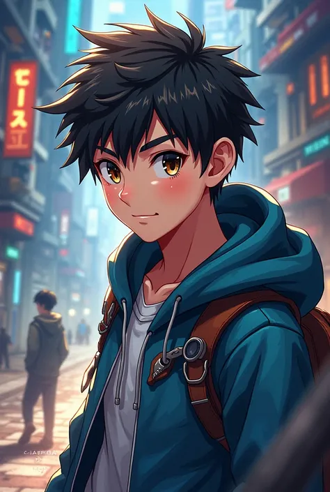 Anime teen boy 