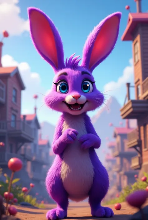 A purple rabbit named Pepitocraf14 in Free Fire