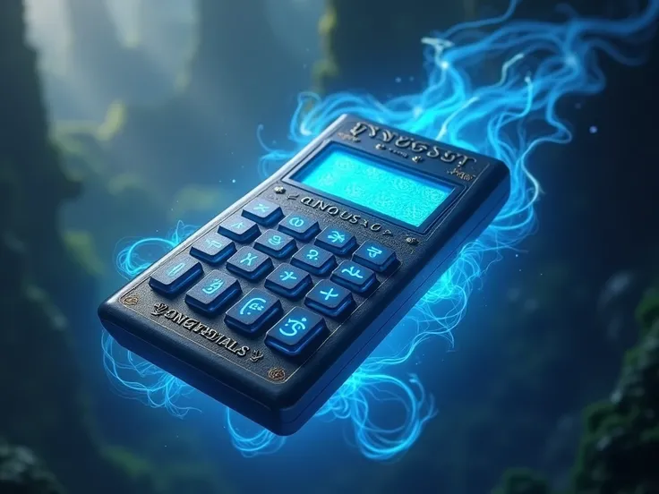 a magic blue calculator that solves all levels by itself