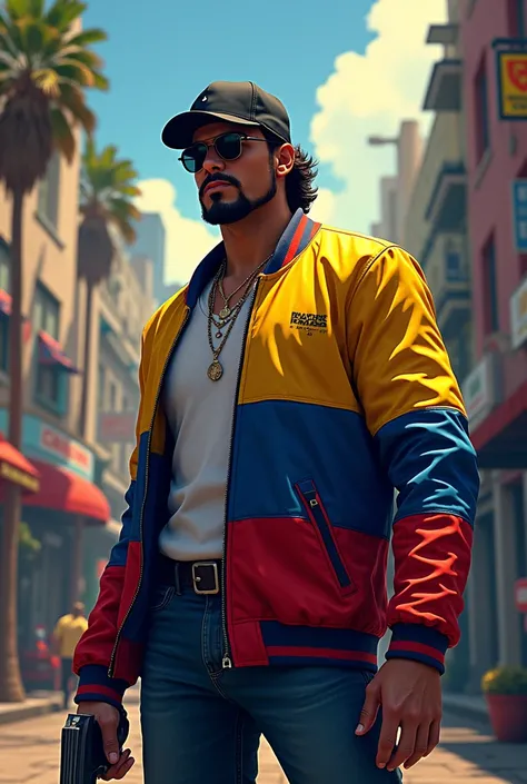  To the title of of gta5 put the Colombian flag  (  give the title the respective colors of the Colombian flag) And also give the name El _Cotkas 