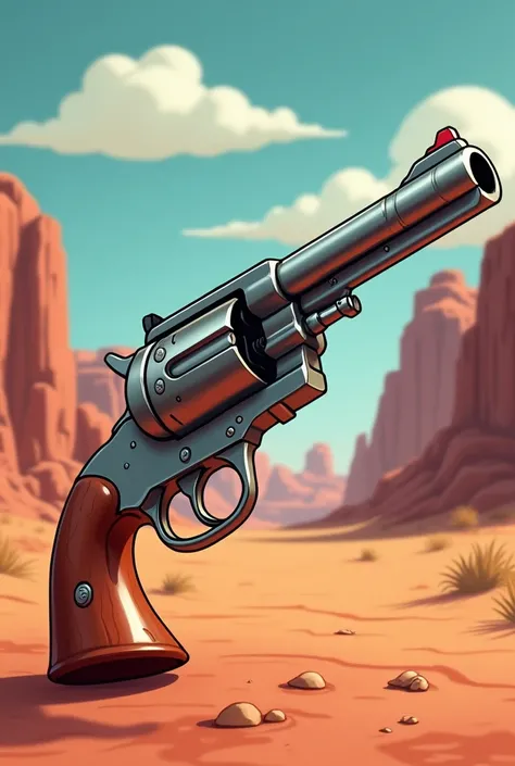  An A brand revolver.C.m.E from the Looney Toons in the Wild West