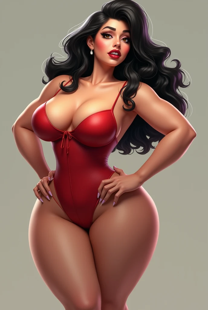 bimbo barge breasts bubble but plump lips hourglass figure