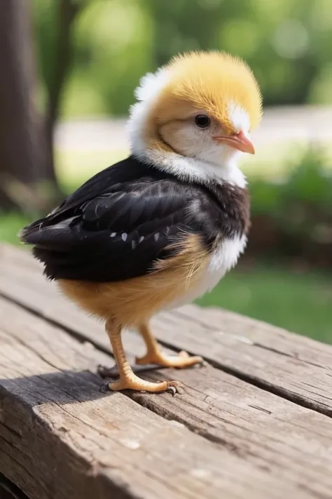 A powerful yet cute chick that makes you want to pet