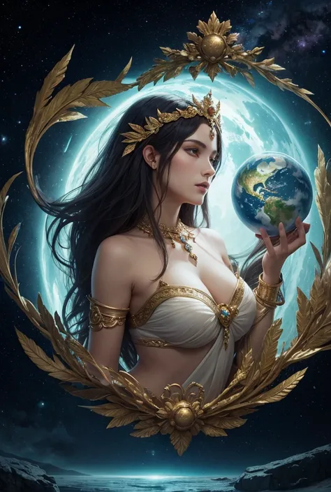 gaia the primordial goddes of the earth in greek mythology