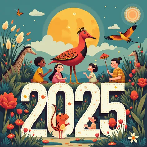 illustration calendar 2025