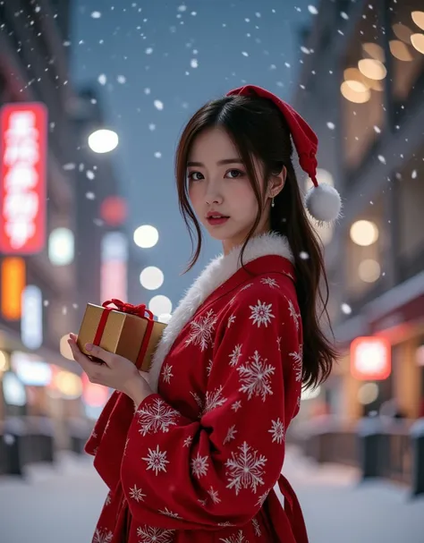 This award-winning image captures the essence of a captivating Japanese woman in a dynamic pose. Shot in RAW format with professional lighting and a high-resolution camera, this 8K Ultra HD image boasts ultra-realistic photographic detail. (High Resolution...