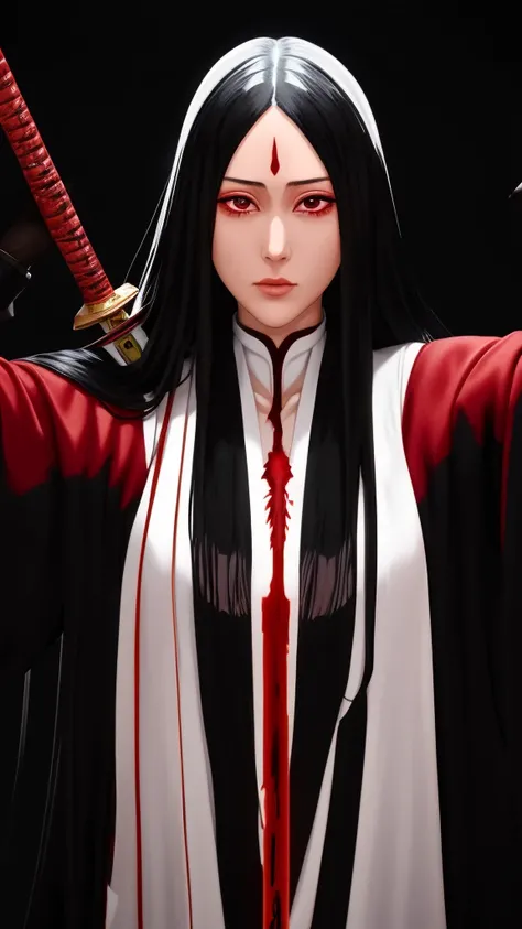 （（（perfect figure，figure，（（（bleach，white Japanese clothing, black eyes,black and long hair,sexy body,Unohana））），S-shaped figure:1.7））），((masterpiece)),high resolution, ((Best quality at best))，masterpiece，quality，Best quality，（（（ Exquisite facial features，...