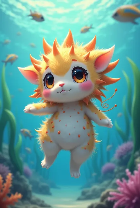 anime character , furro , Sea urchin