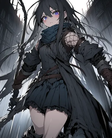 Bloodborne but with anime girls