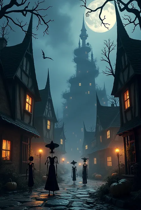 Nightmare before Christmas, Halloween town 