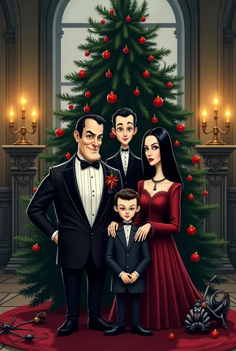 Noel famille addams