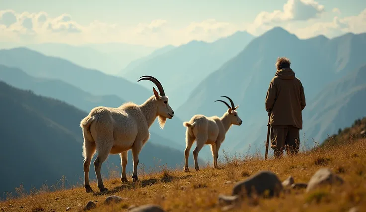 A very clear ultra hd dynamic image of "The shepherd replied,  "When I begin a task with Bismillah, Allah blesses my work. "

The scholar wanted to test the shepherds belief and said,  "If you really believe in Bismillah, then take your goats to the edge o...