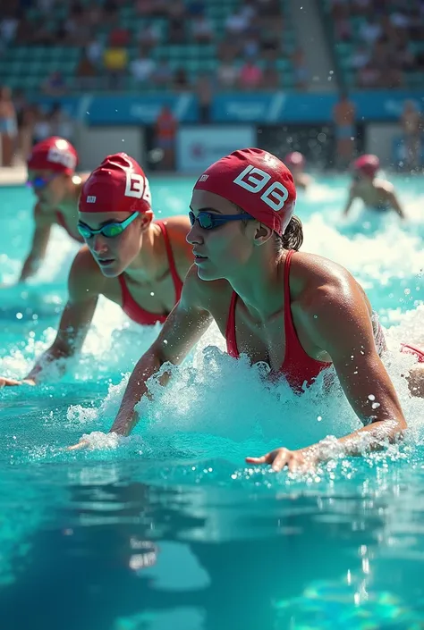 Womens Swimming Athletes