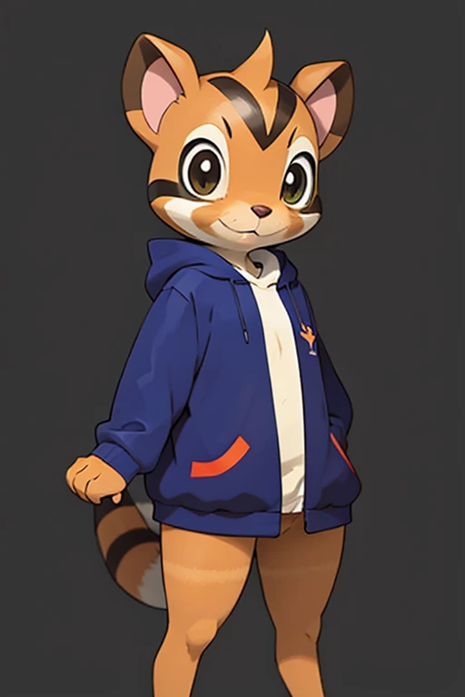 Female furry teenager chipmunk pokemonai-fan style 