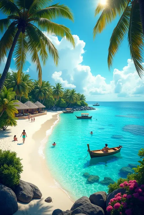 Maldives tourism poster