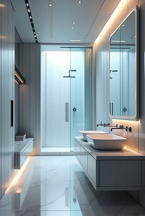 Futuristic bathroom