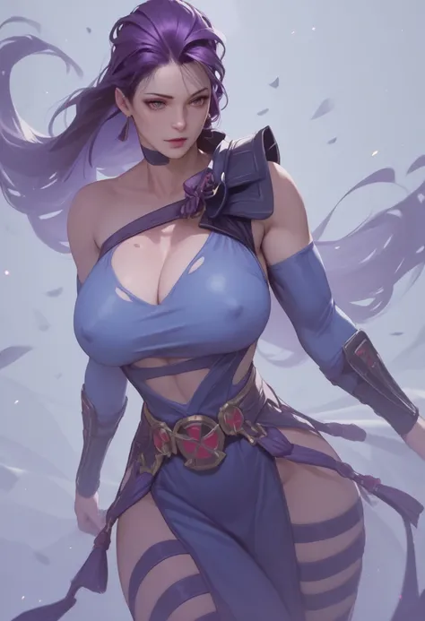 psylocke, Beautiful woman big breasts varied poses
