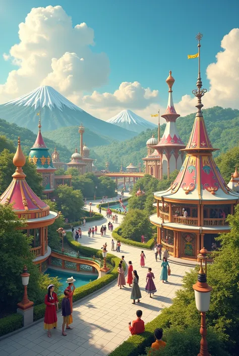 Modern picture of Kazakh Disneyland