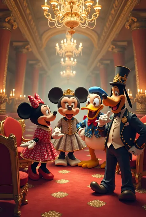 Create this photo that I placed on Disney characters with a wealth of details 