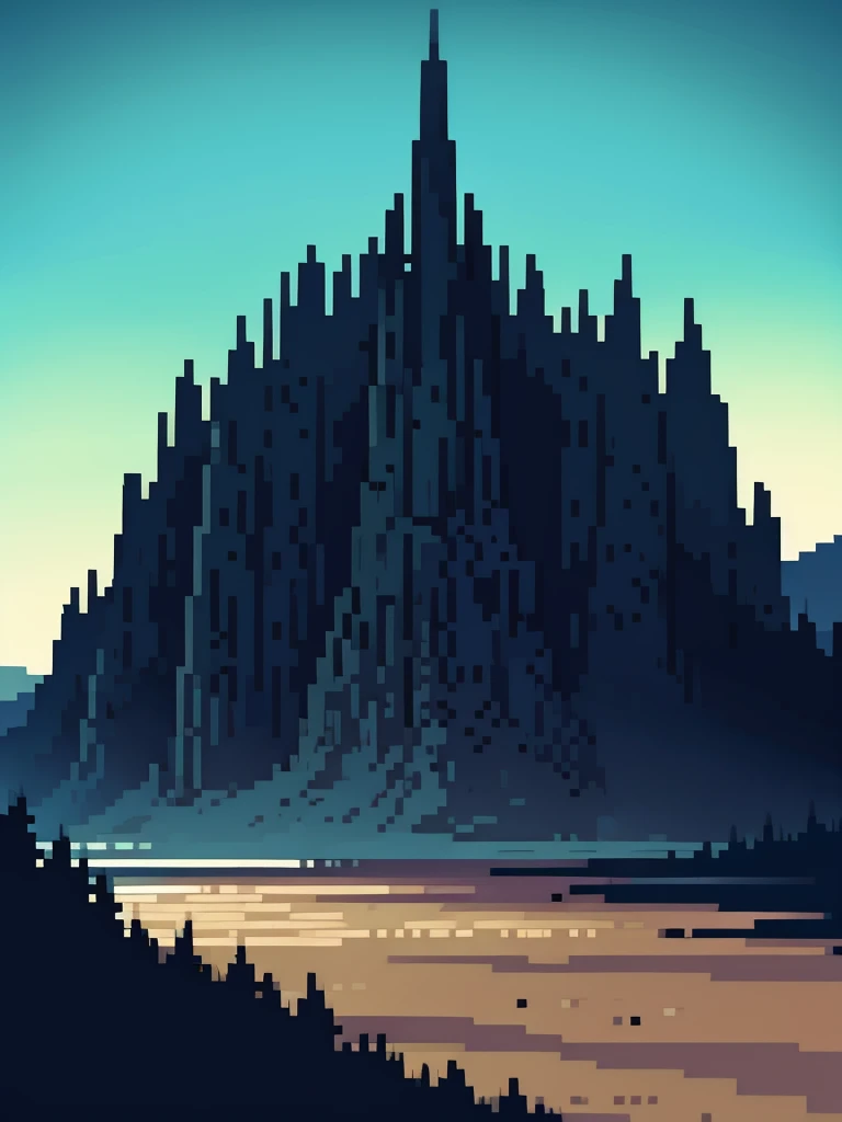 a background of mountains final fantasy style