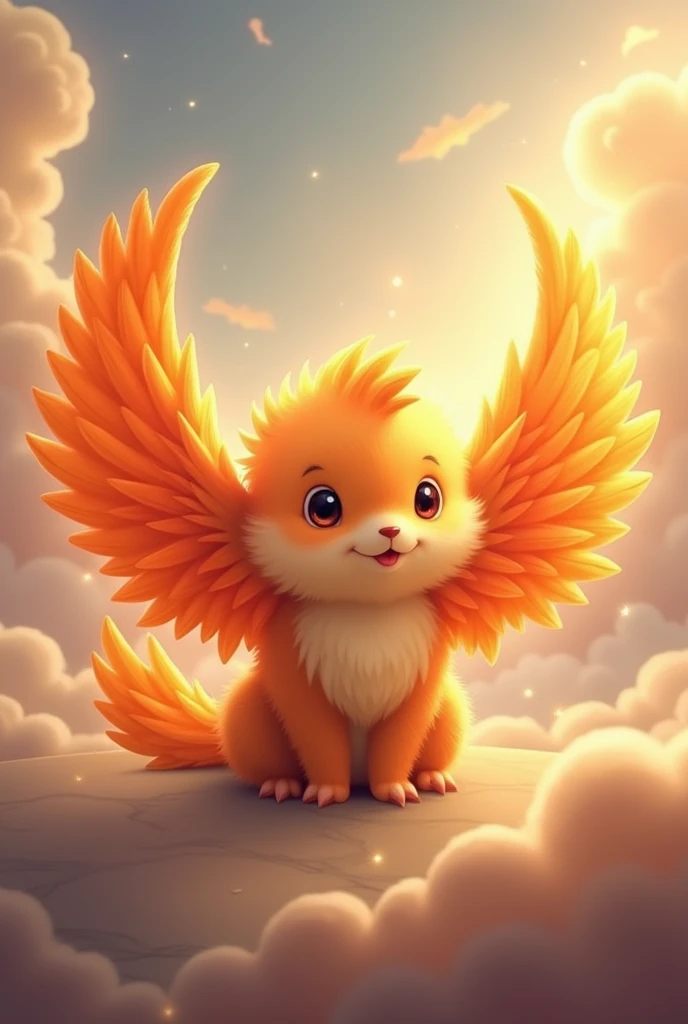 Fuffy cute and have pheonix wing 