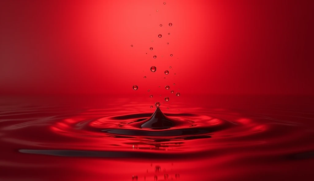 Create a red background with red wine with small waves 
