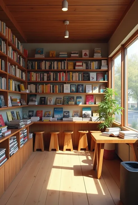 The second-hand bookshop is minimally decorated in warm wood tones. There is a cafe, a large selection of books. 4-5 people choose from the shop. โทนขาวสีสว่าง มีต้นไม้ กาแฟ โซฟานุ่มๆ ภาพเหมือนจริง

ภาพcosplayเสือ ตามในภาพที่ใส่เข้าไป ไว้ในรูปหน่อย