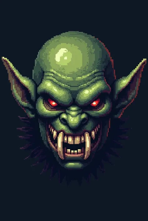 Dot,8 bit,Pixel,rpg,game,goblin, close-up ,monster,Mob , creatures,wicked,Chowon Woo 