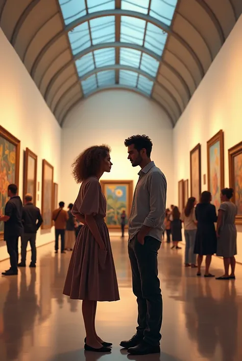  Luna and Gabriel meet at an art exhibition