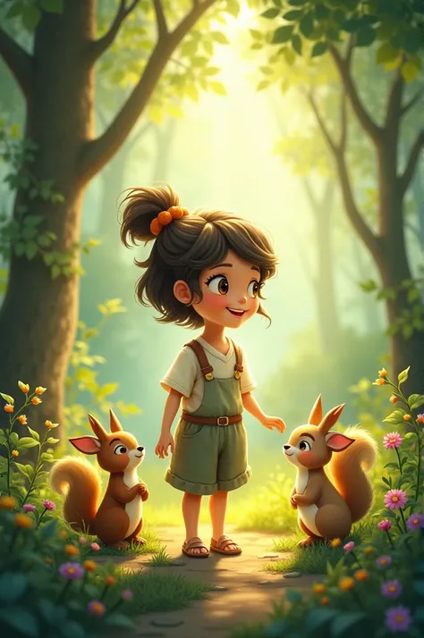 Aye Aye was known for her kindness and her love for nature. Every morning, she would wander into the forest, singing songs and talking to the animals.