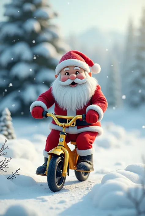 Santa ride balance bike