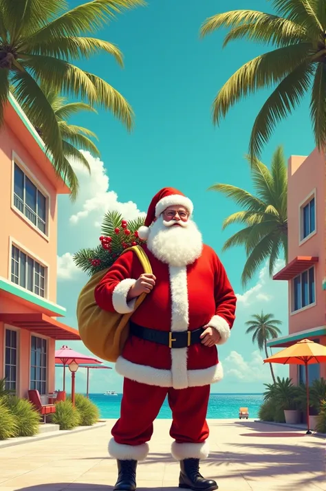 Santa in Miami