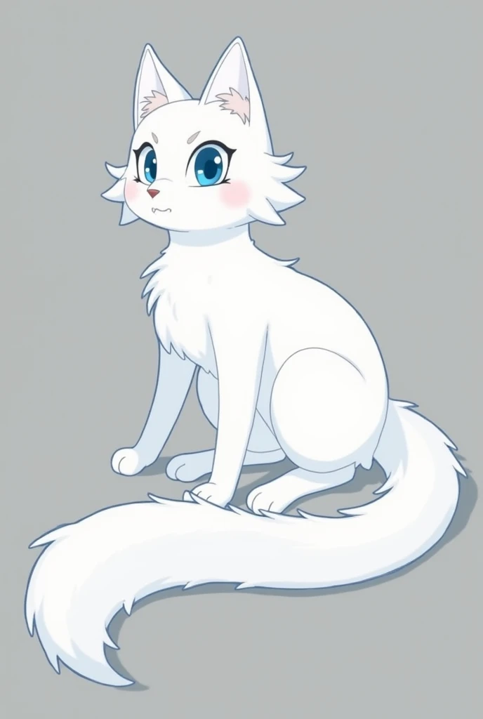 Oc, my name is Ruggie.
A Furry Wife
Physical Characteristics :
       Sky White Fur
Bright blue eyes
Ears stand
Long tail.
personality:
 personality is very kind to its human sister. Take the time to be upset or resentful to be very angry.
interests:
 like...