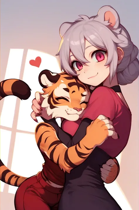 Shimajiro, the striped tiger, Shimajiro and his mother , (heart is beating fast:0.5), Twisted Maternal love , I want to hug you , (creepy:0.7)