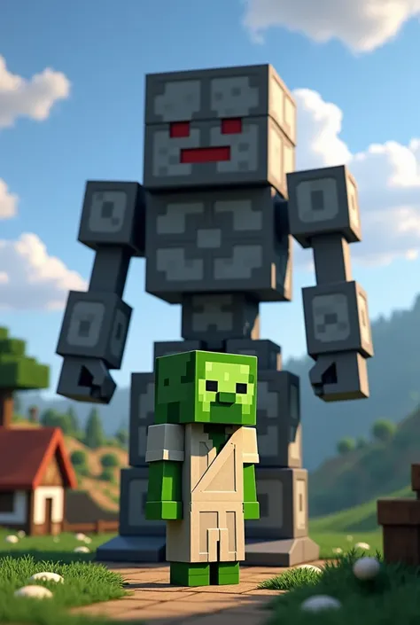 But a Minecraft villager or an iron golem