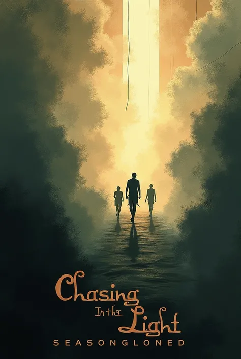 Book cover art for Chasing the Light, an anthology of short stories about people overcoming lifes challenges, finding strength, love, and hope amidst hardship. The cover should evoke a sense of hope and resilience, conveying themes of overcoming loss, find...