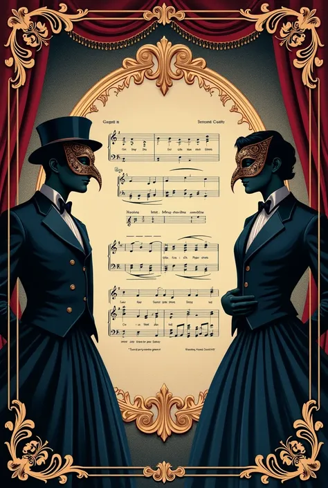 I need an invitation to a masquerade score 