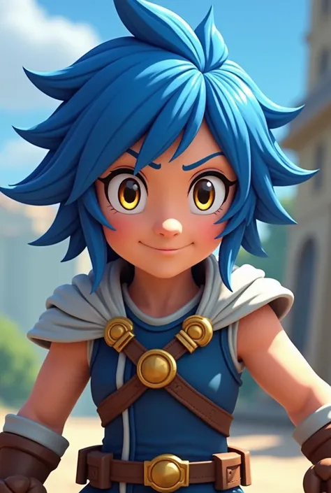 Join us on an epic adventure with the Blue-Haired Lion Warrior! In this action-packed video, watch as our fierce hero, adorned with striking blue hair and piercing yellow eyes, takes on the forces of evil. With a mighty sword in hand and a confident smile,...