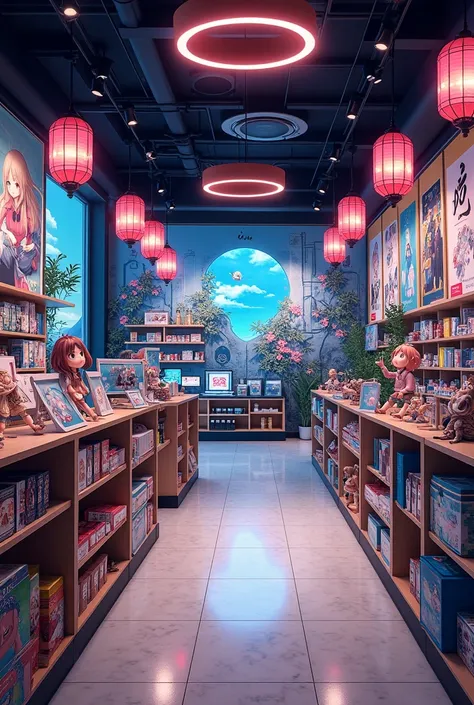 I have a small room for anime store, suggest me to how to decorate it 