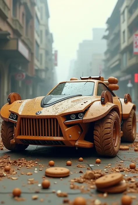 I WANT A CAR ARMED WITH GINGERBREAD COOKIES
