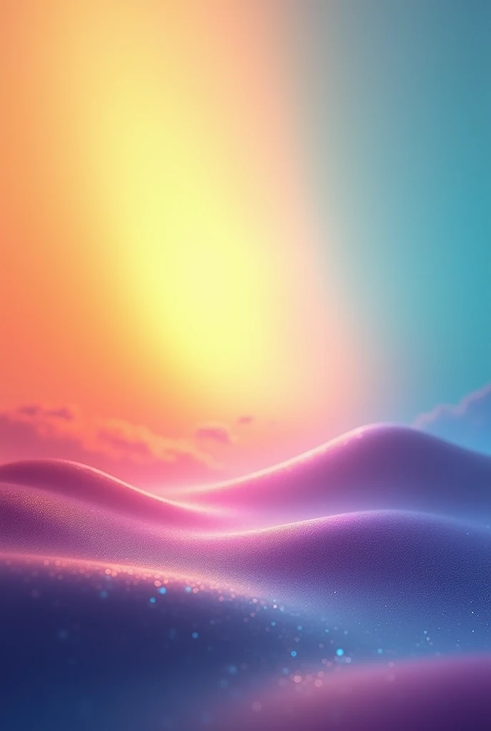 Background should contain multiple colours but light gradient.