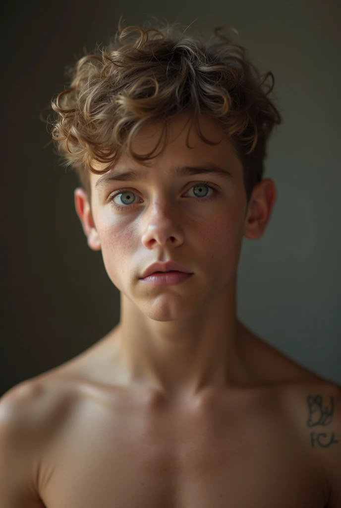 Hyper realistic nude young boy