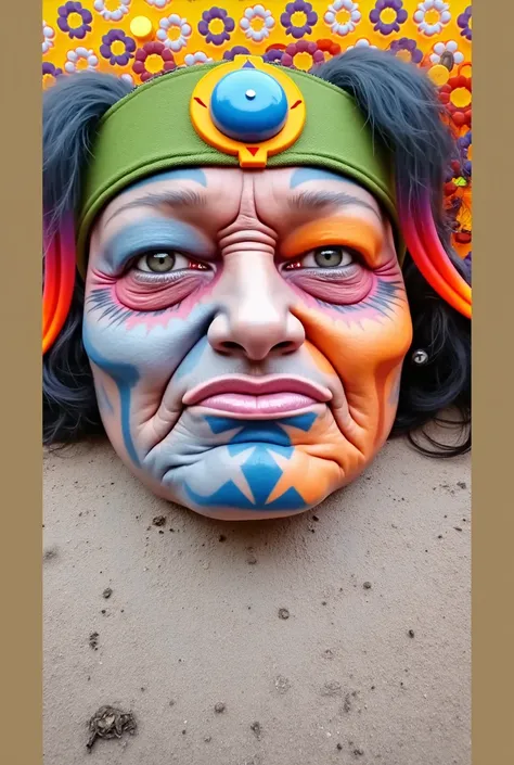 Indigenous with ancient makeup 