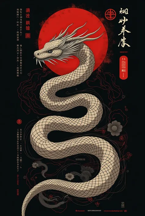 Imagine that you are an expert in graphic design ,  SPECIALIZED IN SIGNAGE ,  VISUAL LANGUAGE AND LOGO AND ICON DESIGN .

task:  Design a poster to promote 2025 FORECAST WORKSHOP YEAR OF THE WOODEN SNAKE. BLACK BACKGROUND WITH TRADITIONAL CHINESE STYLE . 