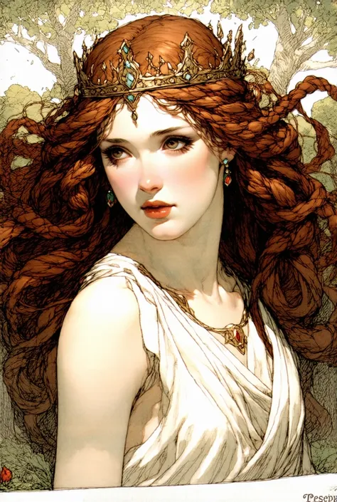 The story of Persephone , Queen of the Underworld,  is a fascinating myth from Greek mythology that explains the change of seasons.  Persephone is the daughter of Demeter ,  the goddess of agriculture and fertility .  Her life changes when Hades , the god ...