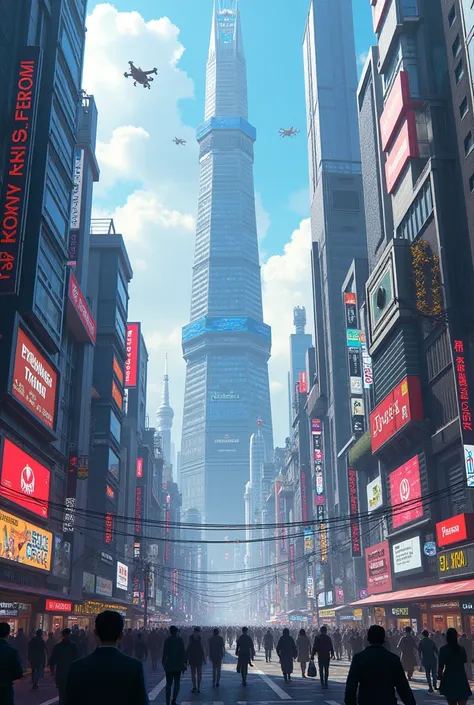 Tokyo in the year 2600 skyscrapers over 1 kilometer and a lot of publicity 